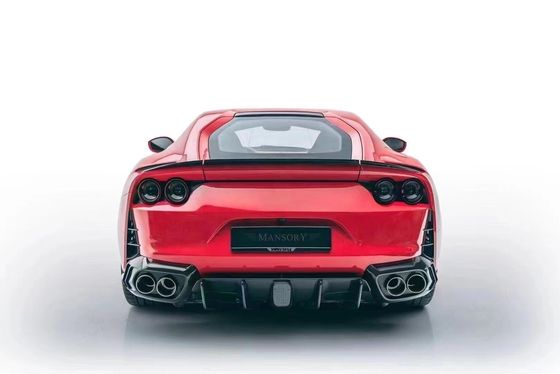 For Ferrari 812 Carbon Fiber Body Kit 812 Upgraded MSY Style Carbon Fiber Front Lip Diffuser Spoiler Body Kit