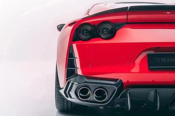 For Ferrari 812 Carbon Fiber Body Kit 812 Upgraded MSY Style Carbon Fiber Front Lip Diffuser Spoiler Body Kit