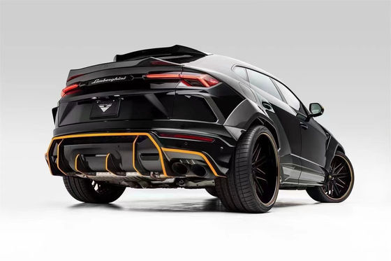 For Lamborghini Urus Carbon Fiber Body Kit Urus Upgraded VORS Style Carbon Fiber Front Lip Diffuser Spoiler Hood with Wide-body