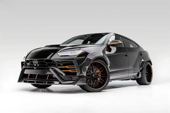 For Lamborghini Urus Carbon Fiber Body Kit Urus Upgraded VORS Style Carbon Fiber Front Lip Diffuser Spoiler Hood with Wide-body