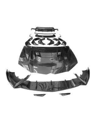 For Lamborghini Urus Carbon Fiber Body Kit Urus Upgraded VORS Style Carbon Fiber Front Lip Diffuser Spoiler Hood with Wide-body
