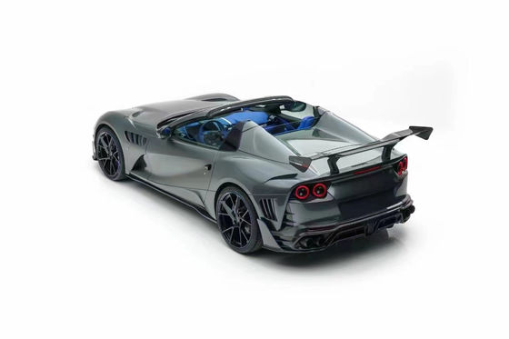 For Ferrari 812 Carbon Fiber Body Kit 812 Upgraded MSY Style Carbon Fiber Front and Rear Bumper Spoiler Wing