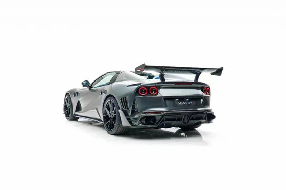 For Ferrari 812 Carbon Fiber Body Kit 812 Upgraded MSY Style Carbon Fiber Front and Rear Bumper Spoiler Wing
