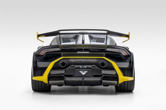 For Lamborghini STO Carbon Fiber Body Kit STO Upgraded Vors Style Front Lip Diffuser Side Skirt Hood Carbon Fiber Body Kit