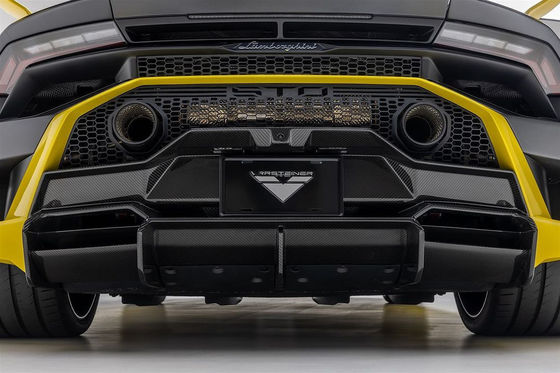 For Lamborghini STO Carbon Fiber Body Kit STO Upgraded Vors Style Front Lip Diffuser Side Skirt Hood Carbon Fiber Body Kit