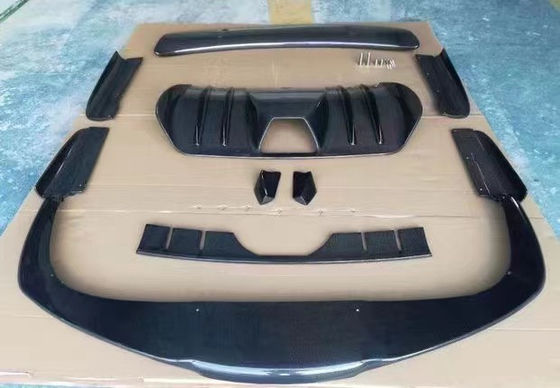 For Ferrari F430 Body Kit F430 Upgraded HAMANN Style Front Shovel Diffuser Spoiler Side Skirt F430 Carbon Fiber Body Kit