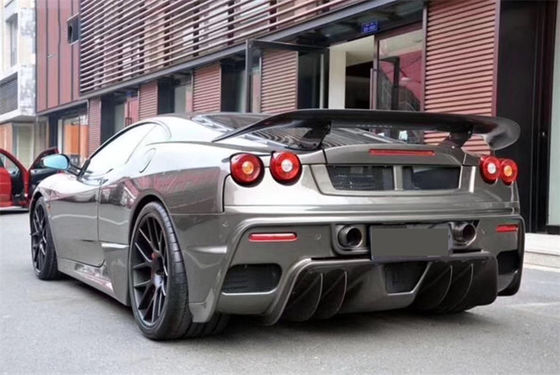 For Ferrari F430 Body Kit F430 Upgraded ASI Style Front and Rear Bumpers Spoiler F430 Carbon Fiber Body Kit