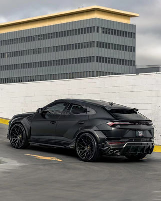 Black Lamborghini Body URUS Upgraded 1016 Hood Spoiler Wide Body Kit