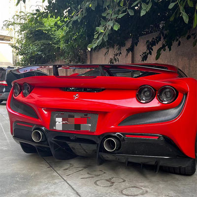For Ferrari F8 Carbon Fiber Spoiler F8 Upgraded Novi Style Carbon Fiber Tail Spoiler
