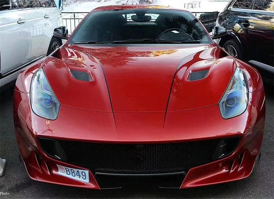For Ferrari F12 Carbon Fiber Hood F12 Upgraded TDF Style Carbon Fiber Hood Body Kit