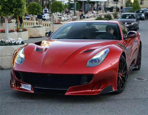 For Ferrari F12 Carbon Fiber Hood F12 Upgraded TDF Style Carbon Fiber Hood Body Kit