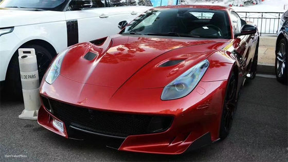 For Ferrari F12 Carbon Fiber Hood F12 Upgraded TDF Style Carbon Fiber Hood Body Kit