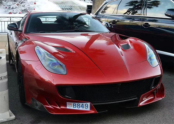 For Ferrari F12 Carbon Fiber Hood F12 Upgraded TDF Style Carbon Fiber Hood Body Kit