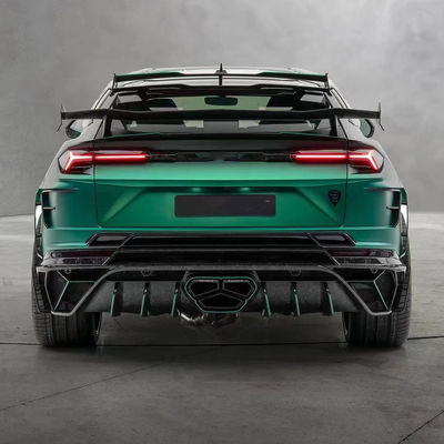 280mm Lamborghini Body Kit URUS MSY Style Front And Rear Bumper Spoiler Hood Kit Green