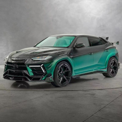280mm Lamborghini Body Kit URUS MSY Style Front And Rear Bumper Spoiler Hood Kit Green