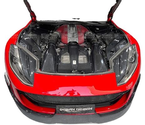 Auto Parts for Ferrari 812 Carbon Fiber Interior 812 Carbon Fiber Engine Hatch Guard