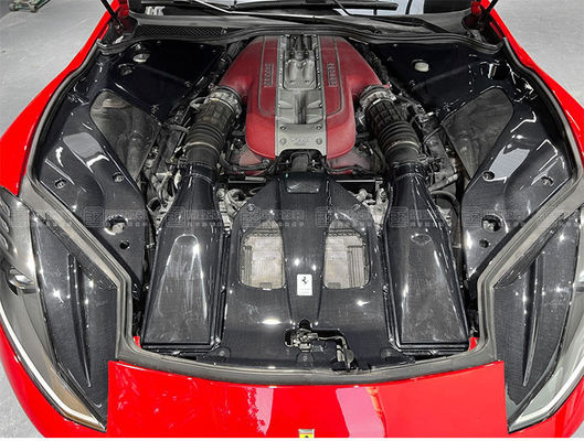 Auto Parts for Ferrari 812 Carbon Fiber Interior 812 Carbon Fiber Engine Hatch Guard