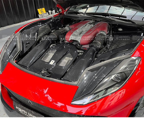 Auto Parts for Ferrari 812 Carbon Fiber Interior 812 Carbon Fiber Engine Hatch Guard