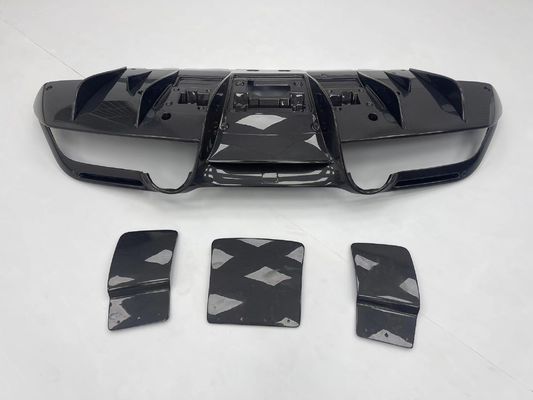 Auto Parts ForFerrari F8 Carbon Fiber Body Kit F8 Upgrade Novi Style Diffuser Carbon Fiber Diffuser