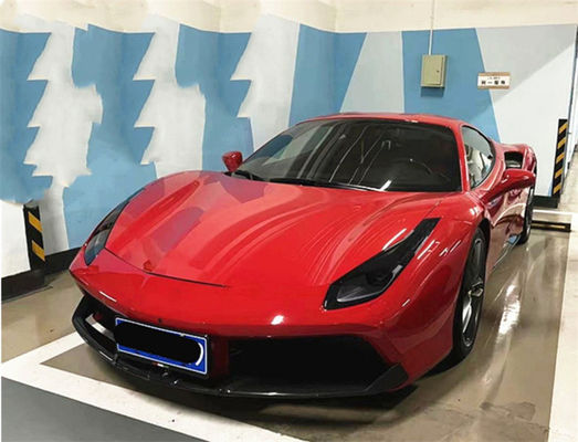 For Ferrari 488 Carbon Fiber Body Kit 488 Upgraded Capristo Style Carbon Fiber Front Lip Diffuser Spoiler