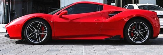 For Ferrari 488 Carbon Fiber Body Kit 488 Upgraded Capristo Style Carbon Fiber Front Lip Diffuser Spoiler