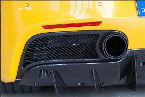 For Ferrari 488 Carbon Fiber Body Kit 488 Upgraded Capristo Style Carbon Fiber Front Lip Diffuser Spoiler