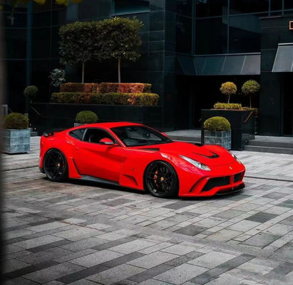 For Ferrari F12 Carbon Fiber Wide-body Kit F12 Upgrade NOtc N-Largos-style Rear Bumper Carbon Fiber Wide-body Kit