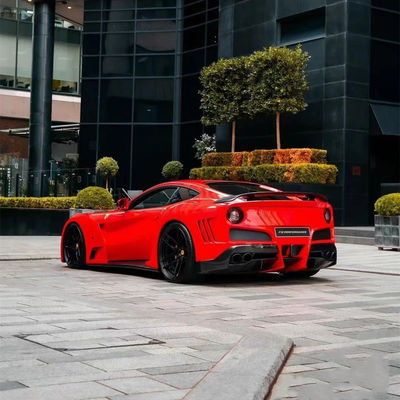 For Ferrari F12 Carbon Fiber Wide-body Kit F12 Upgrade NOtc N-Largos-style Rear Bumper Carbon Fiber Wide-body Kit