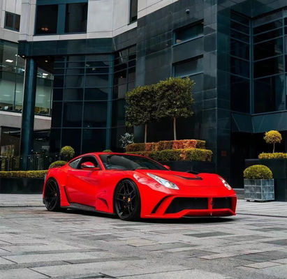 For Ferrari F12 Carbon Fiber Wide-body Kit F12 Upgrade NOtc N-Largos-style Rear Bumper Carbon Fiber Wide-body Kit