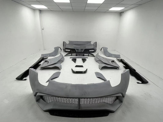 For Ferrari F12 Carbon Fiber Wide-body Kit F12 Upgrade NOtc N-Largos-style Rear Bumper Carbon Fiber Wide-body Kit