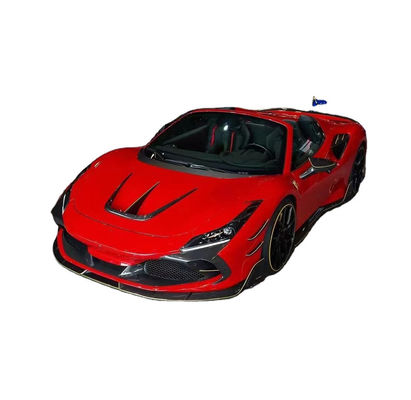 Auto Parts for Ferrari F8 Carbon Fiber Body Kit F8 Upgrade MSY Style Front Shovel Diffuser Spoiler Side Skirt Body Kit