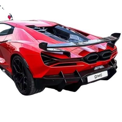 Revuelto Lamborghini Body Kit DMC Style Red Carbon Fiber Spoiler Wing