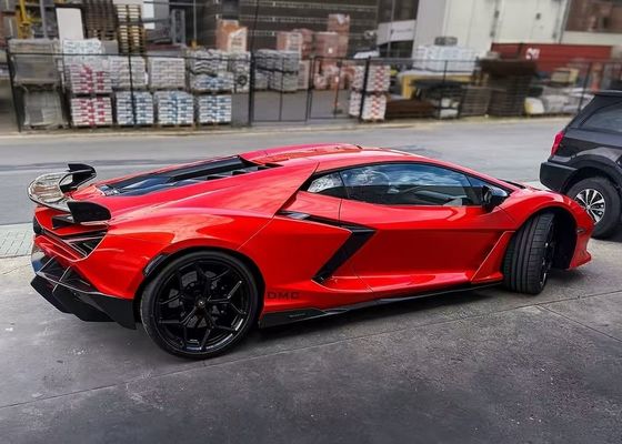 Revuelto Lamborghini Body Kit DMC Style Red Carbon Fiber Spoiler Wing