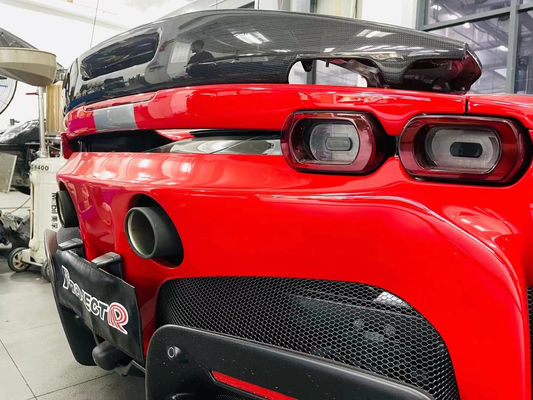 Carbon Fiber Spoiler Carbon Fiber Spoiler for Ferrari SF90  SF90 Upgraded OEM Style Spoiler Tail