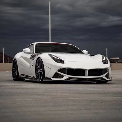 For Ferrari F12 Carbon Fiber Body Kit F12 Upgrades the SVR-style Front and Rear Bumper Spoilers With Hood Fenders