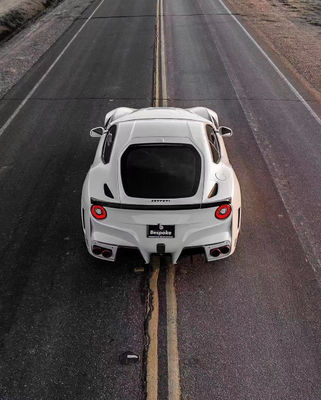 For Ferrari F12 Carbon Fiber Body Kit F12 Upgrades the SVR-style Front and Rear Bumper Spoilers With Hood Fenders