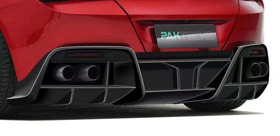 Dry Carbon Fiber  for Ferrari ROMA Carbon Fiber Body KitROMA Carbon Fiber Front Lip Diffuser Spoiler Hood Grill Body Kit