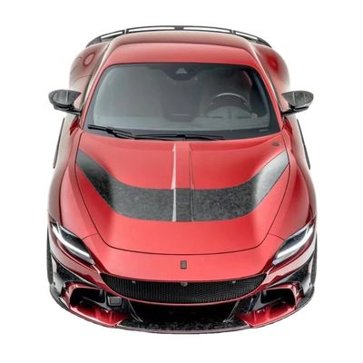 For Ferrari Roma Carbon Fiber Body Kit Roma Upgrades MSY Style Front and Rear Bumper Spoiler Hood Body Kit