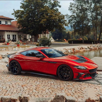 For Ferrari Roma Carbon Fiber Body Kit Roma Upgrades MSY Style Front and Rear Bumper Spoiler Hood Body Kit