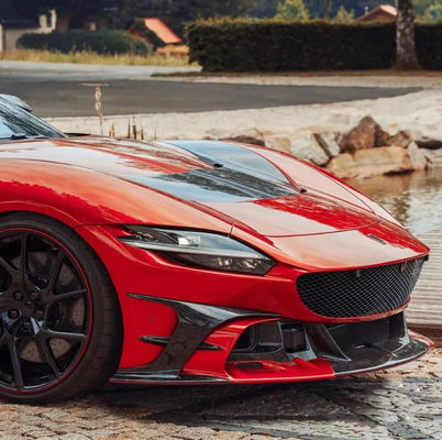 For Ferrari Roma Carbon Fiber Body Kit Roma Upgrades MSY Style Front and Rear Bumper Spoiler Hood Body Kit