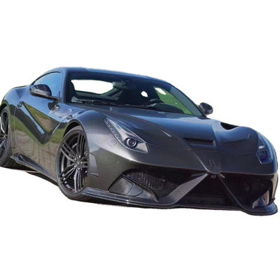 For Ferrari F12 Dry Carbon Fiber Body Kit F12 Upgraded MSY Style Front and Rear Bumper Spoiler Hood