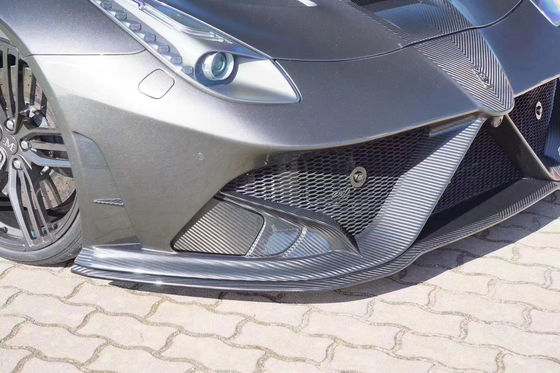 For Ferrari F12 Dry Carbon Fiber Body Kit F12 Upgraded MSY Style Front and Rear Bumper Spoiler Hood