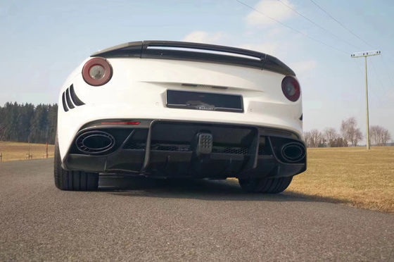For Ferrari F12 Dry Carbon Fiber Body Kit F12 Upgraded MSY Style Front and Rear Bumper Spoiler Hood