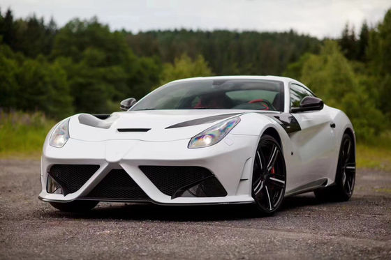 For Ferrari F12 Dry Carbon Fiber Body Kit F12 Upgraded MSY Style Front and Rear Bumper Spoiler Hood