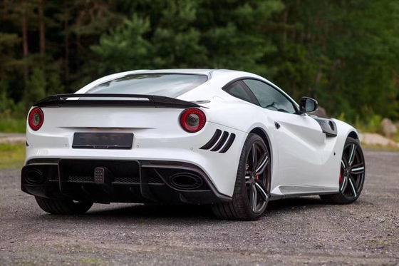 For Ferrari F12 Dry Carbon Fiber Body Kit F12 Upgraded MSY Style Front and Rear Bumper Spoiler Hood