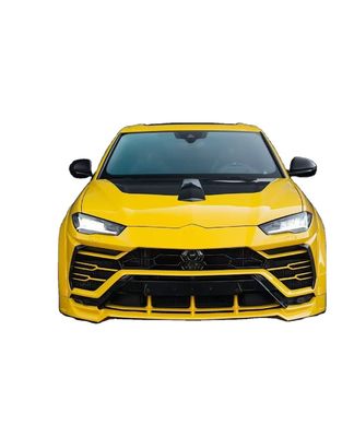 Yellow Lamborghini Urus Body Kit Carbon Fiber Front Lip Luxury Car Diffuser Widebody Kit