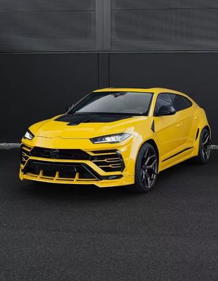 Yellow Lamborghini Urus Body Kit Carbon Fiber Front Lip Luxury Car Diffuser Widebody Kit