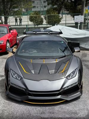 Huracan LP580 610 Carbon Fiber Body Kit  EVO Replace Front Bumper Wheel Arch