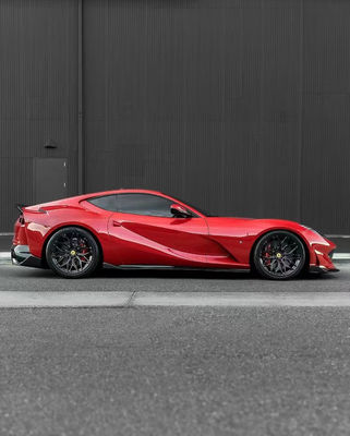 1016 Ferrari Body Kit 812 190mm  Carbon Fiber front bumper diffuser Spoiler