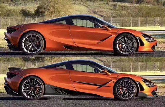 Carbon Fiber Carbon Fiber Body Kit for McLaren 720S 720 Upgraded TOPCAR Style Front Shovel Rear Diffuser Spoiler Cover